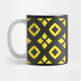 Black and Yellow Honey Bee Colors Pattern 2 Mug